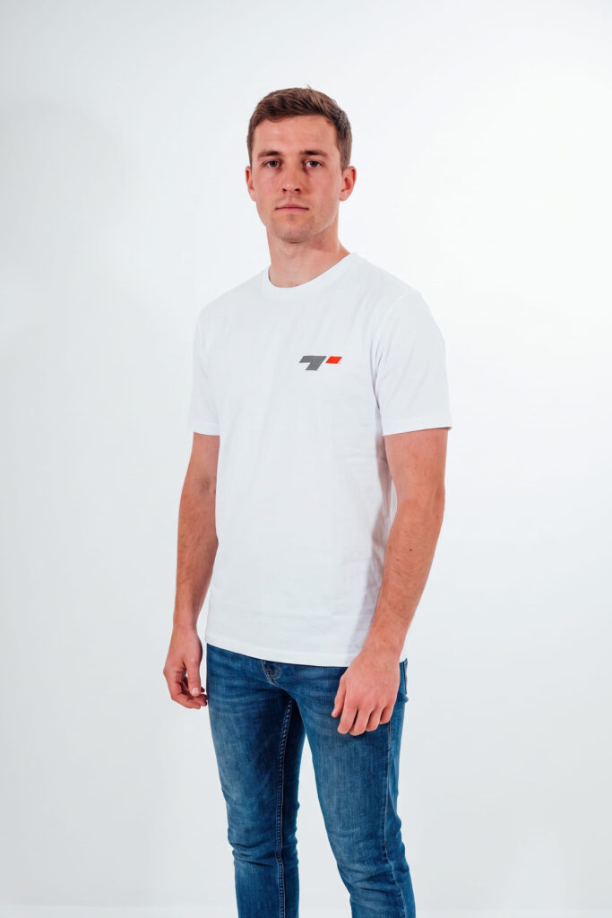 White Tillett Club 90's T-Shirt - front.